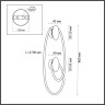 Бра ODEON LIGHT HIGHTECH 4000K CORDA 4391/30WL