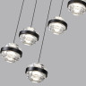 Люстра ODEON LIGHT KLOT L-VISION ODL24 391 LED 40W 4000K 2528лм металл акрил, чёрный 5031/40L