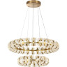 Люстра ODEON LIGHT MIRAGE L-VISION ODL24 453 LED 230W 4000K 14677лм металл акрил, античная бронза 5030/230L