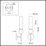 Настенный светильник ODEON LIGHT LOLLA 6625/1W